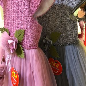 Vestido de algodón satinado con patrón Floral a bajo precio para niñas, vestido de flores con borde nuevo para la temporada de primavera, trajes informales - Product Image 6