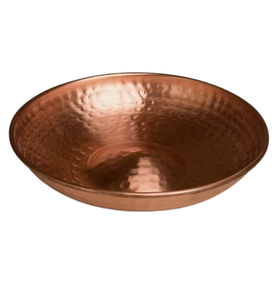 Meilleur design Bol à fruits plaqué cuivre Vaisselle de forme arrondie faite à la main Bol classique pour mariage - Product Image 3