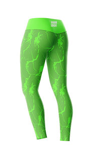 IBERIA personnalisé vente en gros de haute qualité pantalons à jambes pour femmes confortables jambes de levage des fesses avec des conceptions de logos personnalisés motif solide - Product Image 2