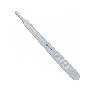 Mango de bisturí quirúrgico #7 (tamaños de hoja 10,11,12,13,15,17) /16,5 cm acero certificado CE esterilizable uso hospitalario ortopédico - Product Image 2