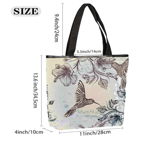 Sac à bandoulière en toile teintée imprimée écologique avec longue poignée en ruban adhésif à prix abordable avec poche intérieure - Product Image 2