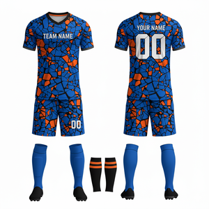 Conjunto de Uniforme de Fútbol Personalizado con Impresión Digital Profesional y Logotipo Personalizado, Transpirable y de Secado Rápido - Product Image 6