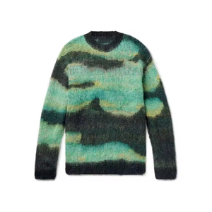 เสื้อสเวตเชิ้ตผ้าขนแกะคอกลมสำหรับผู้ชายพิมพ์ลายตามสั่ง - Product Image 1