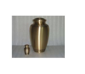 Urnas de aluminio sólido de alta calidad con acabado único elegante para suministros de urnas funerarias urnas de metal en precio al por mayor - Product Image 4