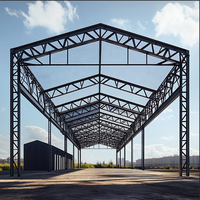 Bâtiment en structure métallique préfabriquée certifiée Eurocode3, résistant au vent, entrepôt industriel, atelier, marque YuHui