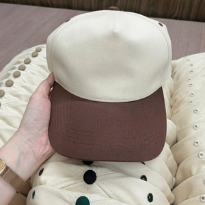 Gorras Personalizadas de 5 Paneles, Gorras de Béisbol Lisas con Etiqueta Tejida, Gorras de Béisbol con Visera Curva, Mezcla de Dos Tonos, Gorra de Tela de Algodón para Hombre y Mujer - Product Image 3