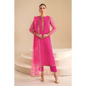 Conjunto de Traje de Chifón Bordado para Mujer SF-626 - Product Image 1