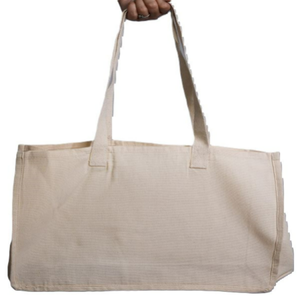<b>Large</b> Organic Cotton <b>Bag</b> for Daily Shopping Eco-Friendly Recycled Gym <b>Beach</b> Canvas New Fashion Pocket Custom Logo Yoga Tote <b>Bag</b> - Product Image 1