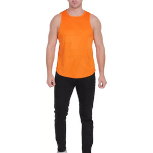 Débardeur en polyester XL confortable et respirant pour hommes, vêtements de sport d'été décontractés, de musculation, imprimé grande taille, nouvel arrivage - Product Image 3