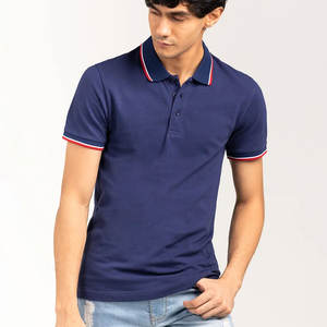 Polos de hombre de manga corta de algodón 100% al por mayor camisetas de polo de golf lisas camisetas de polo personalizadas - Product Image 3