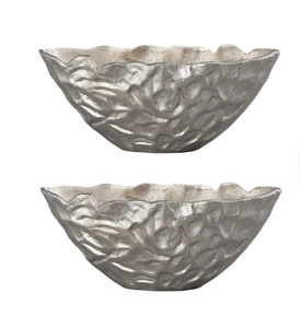 Cuenco para servir de Metal de Color plateado moderno, vajilla decorativa para el hogar y el restaurante, cuenco para frutas y ensaladas - Product Image 3