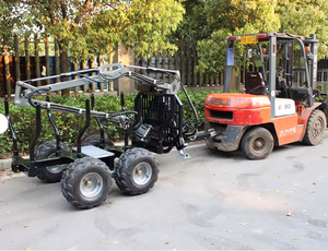 Remolque para Troncos de Madera con Grúa Cargadora - Product Image 4