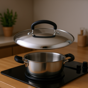 Tapa de Olla Lagostina PRATICA de 20cm, Acero Inoxidable, Cromado Pulido, Pieza Original para Utensilios de Cocina, Modelo 010717060120 - Product Image 3