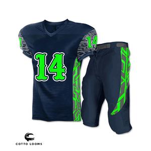 Elegante camiseta de fútbol americano OEM premium y uniforme, ropa de equipo de tela de malla de secado rápido transpirable - Product Image 1