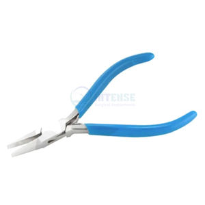 Alicates de punta plana intensos de alta calidad, herramientas de fabricación de joyas de 110mm, acero duradero para envolver Alambre de abalorios, artesanía DIY al por mayor - Product Image 3