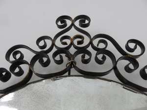 Miroir mosaïque argent, miroir mosaïque rond - Product Image 2