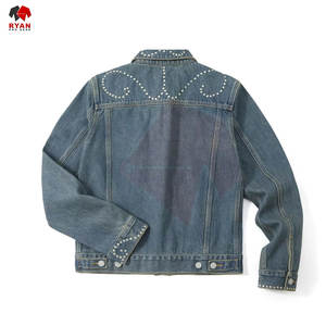 Chaqueta Vaquera Personalizada para Hombre con Cierre de Botones, Tela Transpirable con Logotipo Personalizado, Diseño ODM OEM - Product Image 2