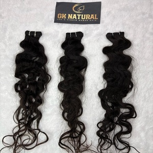 Extension de cheveux bouclés indiens 100% naturel non transformé vierge brut indien Bundle cheveux femmes noires extensions de cheveux humains - Product Image 2