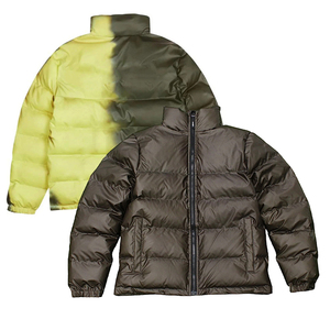 Veste matelassée thermique à capuche à manches longues, thermoréactive et à changement de couleur, avec poche latérale – Grande Vente Hiver - Product Image 3
