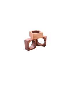 Servilletero de madera tallada respetuoso con el medio ambiente para ajustes de mesa de cocina comedor decoraciones de fiesta estilo de granja - Product Image 6