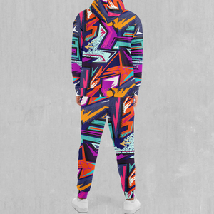 Conjunto Deportivo de Invierno para Hombre, con Capucha, Forro Polar, 100% Algodón, Transpirable, Informal y Deportivo - Product Image 2