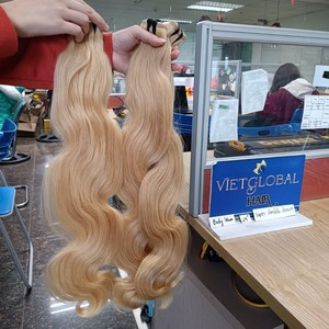 Directo de fábrica Black Friday Natural Vietnam Body Wave Remy Hair Extension 613 60 Rubio Venta al por mayor Raw Vietnamita Cabello humano - Product Image 1