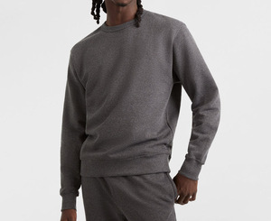 Vente en Gros de Sweatshirts à Impression Numérique Personnalisée pour Hommes, Tops Streetwear Sweat-shirt de Couleur Unie pour Hommes - Product Image 4