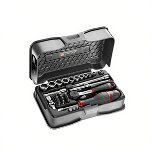 ชุดซ็อกเก็ตเฟคอม 6 จุด ขนาด 1/4 นิ้ว รวมซ็อกเก็ตและบิต 31 ชิ้น - Product Image 2