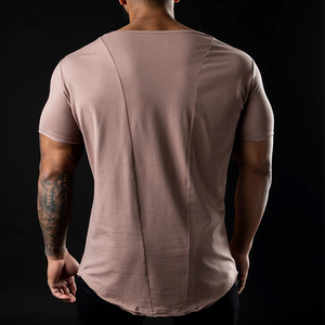 เสื้อยืดผ้าฝ้าย100% สำหรับผู้ชายเสื้อผ้า300 GSM ทรงหลวมโลโก้บ็อกซี่ฟิตไซส์ใหญ่พิเศษ - Product Image 2