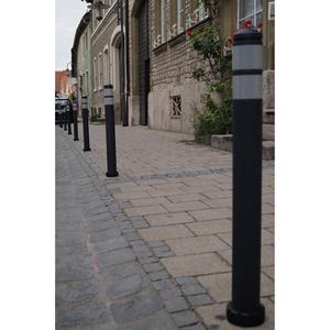 City-Poller con testa piatta, elastico e accessibile, Ø 80 mm - Product Image 3