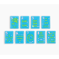 Jeu de société Mahjong en acrylique à 4 joueurs, personnalisé et coloré, avec quatre couches de divertissement 160 American Mah Jong Tiles