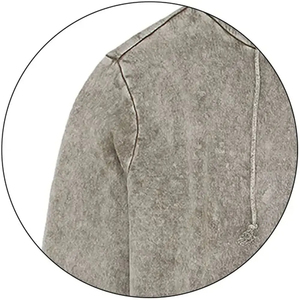 OEM Vintage Sun Faded Pocket Pullover Sudadera personalizada de gran tamaño lavado con ácido sudaderas con capucha para hombres XS Fleece Thermal Plus Reversible - Product Image 3