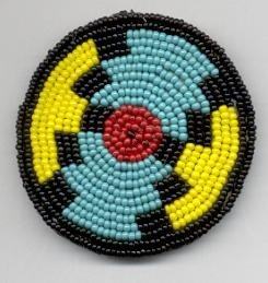 Ensemble de sous-verres de 4 pièces de luxe moderne fait à la main avec broderie de fleurs perlées Look unique de fantaisie élégant et élégant de l'Inde - Product Image 6