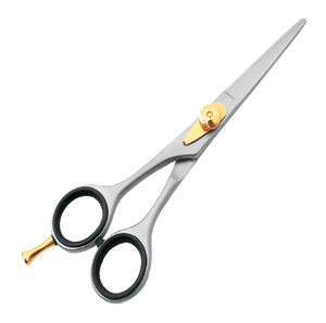 Tijeras de peluquero de alta calidad para zurdos (borde convexo/biselado) Reposapiés y tornillo ajustables de acero inoxidable - Product Image 3