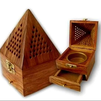 Encens 2025 Nouveau Brûleur à Bakhoor en Bois, Brûleur à Encens Madhkan, Brûleur à Oud Arabe, Parfum d'Ambiance Maison, Ramadan, Haute Qualité, Luxe