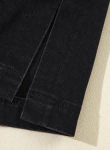 แจ็คเก็ตยีนส์แขนยาวทรงหลวมแบบมีรูระบายอากาศ สไตล์แฟชั่น ล้างสีอ่อน สำหรับผู้หญิง ขายส่ง รับสั่งทำ - Product Image 6