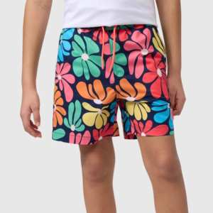 Pantalones cortos de baño para hombre de alto rendimiento con cómodos bolsillos en la cintura y tela transpirable de secado rápido para deportes acuáticos al aire libre - Product Image 1