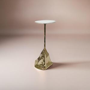 Table de bar minimaliste nordique moderne en aluminium pour café - Product Image 1