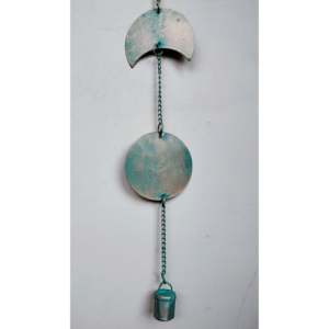 Mango Gifts Recycled Iron <b>Moon</b> <b>Phase</b> <b>Wall</b> Hanging <b>Art</b> Bohemian 95 cm Length Set of 5 Pcs for <b>Moon</b> Lovers Home Dcor - Product Image 5