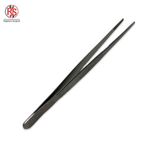 Pinzas de Presión Rectas de Acero Inoxidable de Calidad Premium para Tejidos, Instrumentos Quirúrgicos - Product Image 1