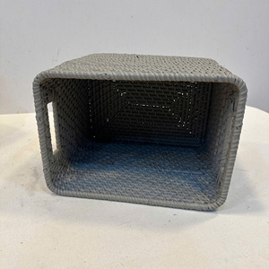 Cesta de Almacenamiento Rectangular de Ratán Natural de Lujo con Cuerda de PP Ecológica, Multifuncional y Multiusos - Product Image 5