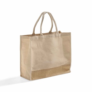 Juco Market Tote Eco-Friendly 12oz Jute Canvas Beach <b>Bag</b> with <b>Long</b> Rope Handle Reusable Customizable Pattern for Daily Use Gifts - Product Image 4