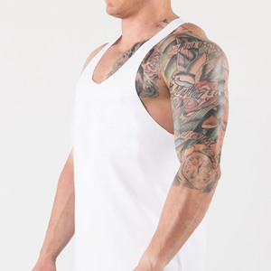 Couleur personnalisée taille disponible Débardeurs pour hommes Débardeurs de gym 100% coton à séchage rapide de fabrication professionnelle durable - Product Image 4