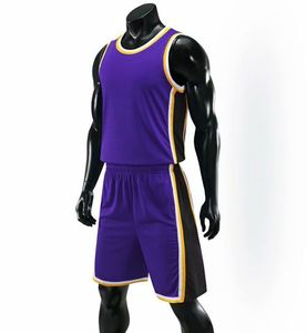 2025 personnalisé haute qualité été Style basket-ball uniforme ensemble noir Jersey Shorts respirant grande taille pour les joueurs - Product Image 6