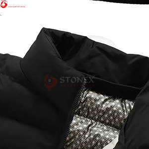 Factory Price Customized Hooded Casual Zipper Puffer <b>Jacket</b> for Men Solid Color Winter <b>Waterproof</b> Bubble <b>Padded</b> - Product Image 6
