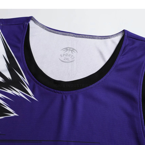 Uniforme de baloncesto personalizado nuevo diseño uniforme de baloncesto 100% poliéster uniforme de baloncesto buena calidad - Product Image 6