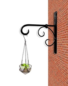 Brown Powder <b>Coat</b> Finished Versatile Ceiling Balcony And <b>Wall</b> Metal <b>Hooks</b> <b>For</b> Plant Baskets And Clothes Drying Heavy Duty <b>Hook</b> - Product Image 6