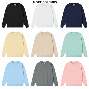 Sweatshirt With Logo Jogger Custom <b>Design</b> Bulk Blank Silk Screen Printing French Terry Unisex Crew Neck Sweatshirt - Product Image 2