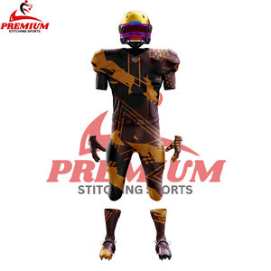 Uniforme de Fútbol Americano Personalizado al por Mayor para Hombre, Jersey y Pantalones Sublimados, Uniforme de Fútbol Personalizado con Logotipo y Nombre del Equipo - Product Image 6