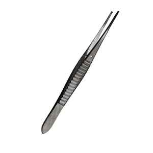 Pinzas de Tejido Gillies 1x2 Dientes, Clip de Disección Manual de Acero Inoxidable, Certificado CE Clase I, Instrumento Reutilizable de Alta Calidad - Product Image 1